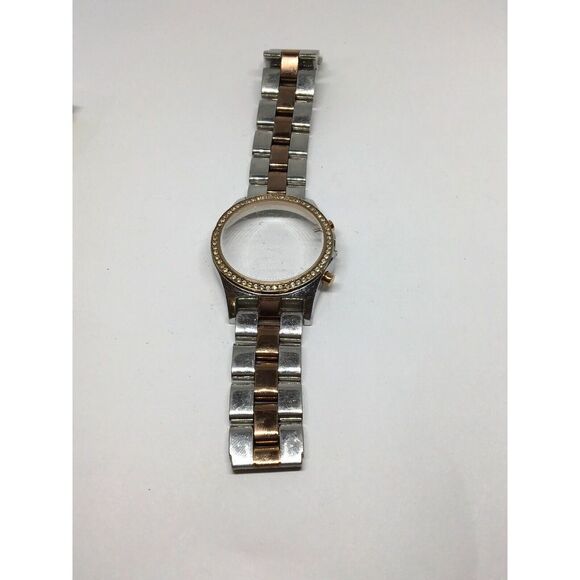 Michael Kors Watch Bracelet Links Case Use For Parts 20mm Band Gold A755 - Picture 1 of 11